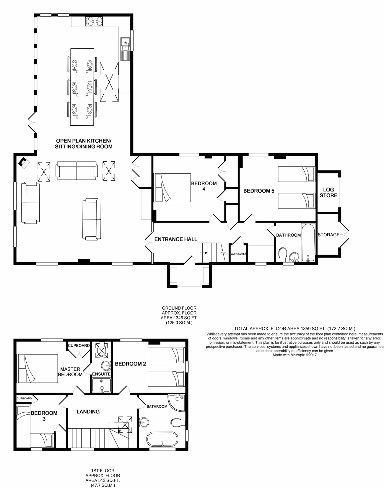 Corner Cottage Floor Plan