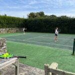 tennis court at carswell farm